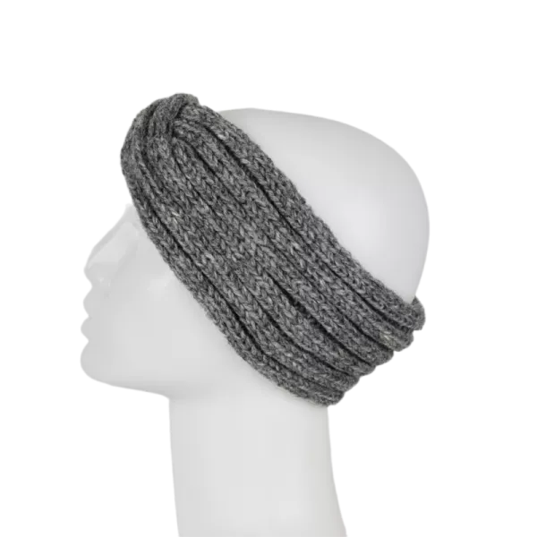 Bandeau Femme Sardi Laine Tricot Unie