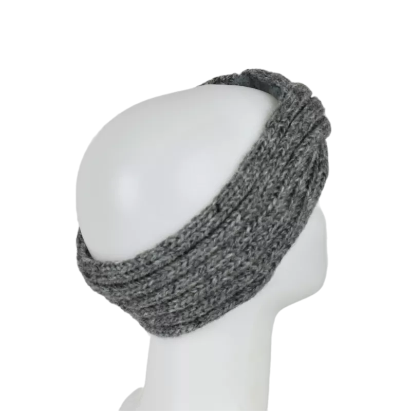 Bandeau Femme Sardi Laine Tricot Unie