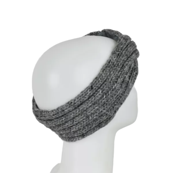 Bandeau Femme Sardi Laine Tricot Unie