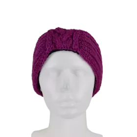 Bandeau Femme Gaun Tricot Laine Doublé Polaire