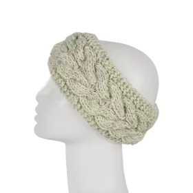 Bandeau Large Laine tricoté Ton Uni
