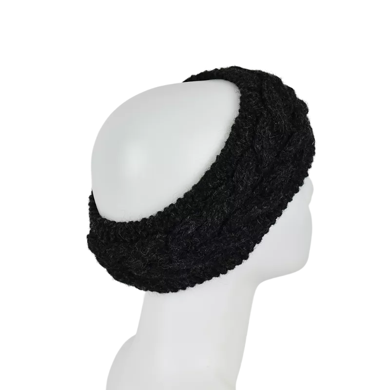 Bandeau Large Laine tricoté Ton Uni