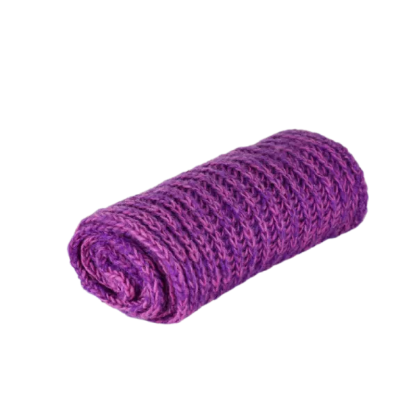 Écharpe Tube Laine et Mohair Ton Parme