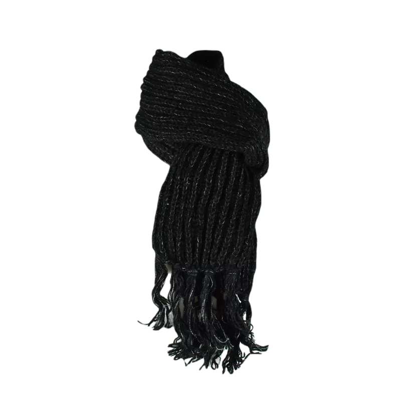 Écharpe en Laine Tricotée et Mohair Ton uni