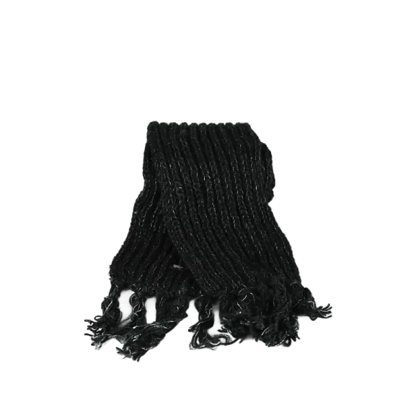 Écharpe en Laine Tricotée et Mohair Ton uni