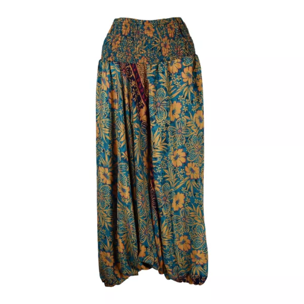 Sarouel 3 en 1 Rajur Smocks à la Taille Floral
