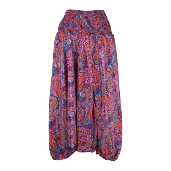 Sarouel 3 en 1 Mokh Imprimé Paisley Ton Rose