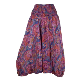 Sarouel 3 en 1 Mokh Imprimé Paisley Ton Rose