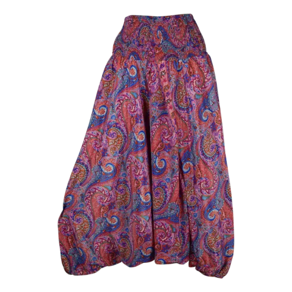 Sarouel 3 en 1 Mokh Imprimé Paisley Ton Rose