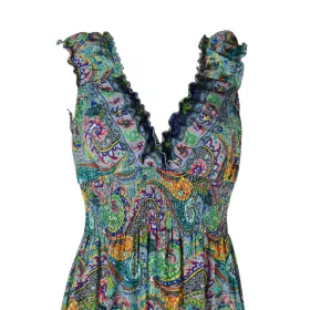 Robe Longue Kasola Imprimé Cachemire - E