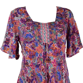 Robe Longue Palodi Petites Manches - C