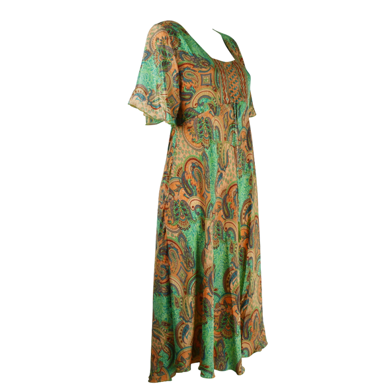 Robe Longue Giroli Petites Manches - E