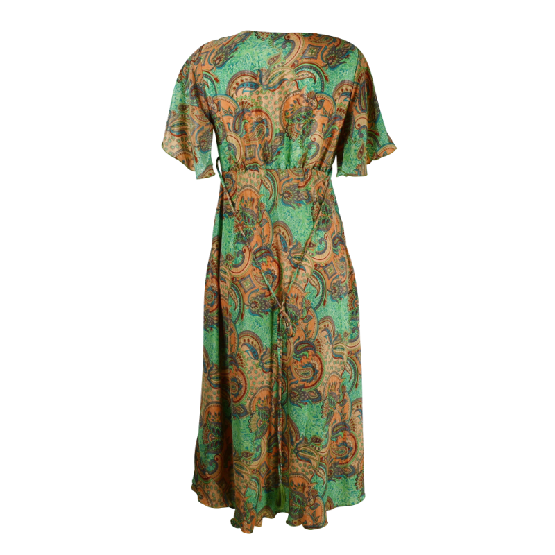 Robe Longue Giroli Petites Manches - E