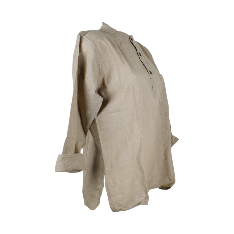 Chemise Homme Khudi Coton Naturel Tramage Artisanal