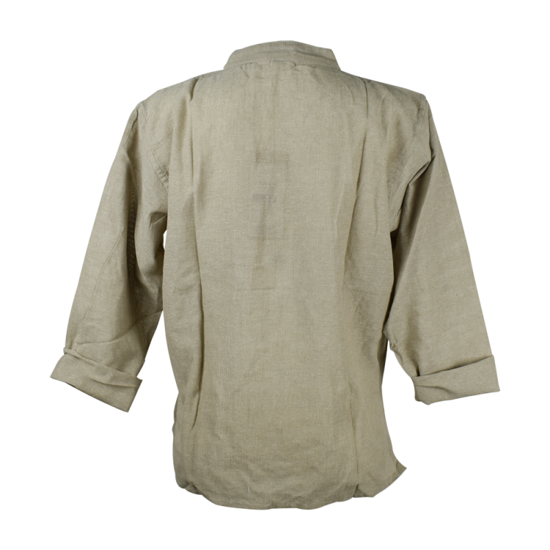 Chemise Homme Khudi Coton Naturel Tramage Artisanal