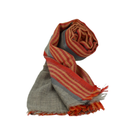 Écharpe homme Takli Laine et Soie
