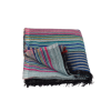 Écharpe Pusai Laine Fine à Rayures Multicolores