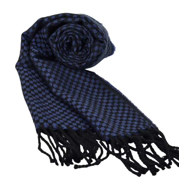 Écharpe Kelzar Laine Motif Damier