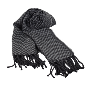 Écharpe Kelzar Laine Motif Damier