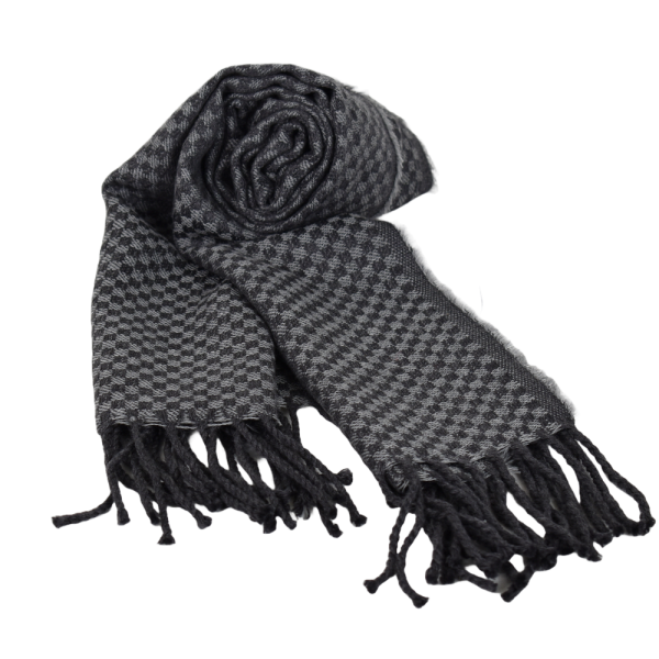 Écharpe Kelzar Laine Motif Damier