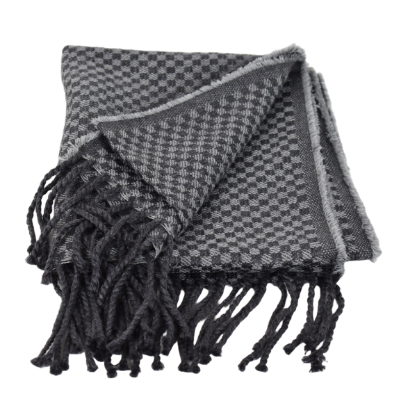 Écharpe Kelzar Laine Motif Damier