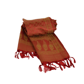 Écharpe Toda Laine et Soie Tramage Artisanal