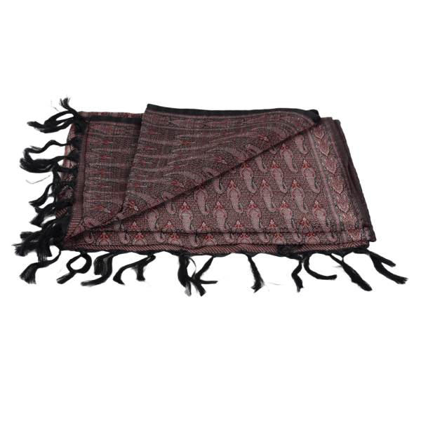 Echarpe Wadavi Laine et Soie Tramage Artisanal