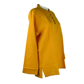 Chemise Homme Coton Khadi Orange Clair