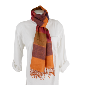 Écharpe Fine Pashmina et Soie Gopnar