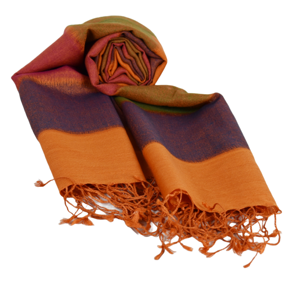Écharpe Fine Pashmina et Soie Gopnar