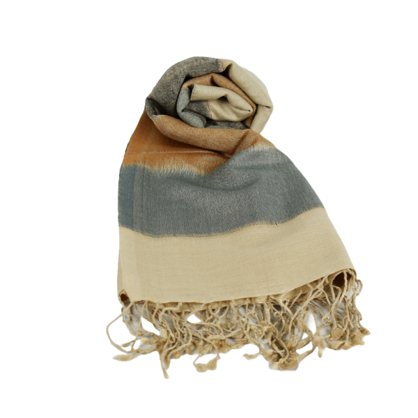 Écharpe Fine Pashmina et Soie Gopnar