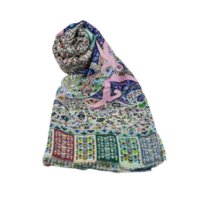 Écharpe Kongali Fine Broderie en Modal