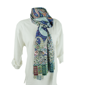 Écharpe Kongali Fine Broderie en Modal