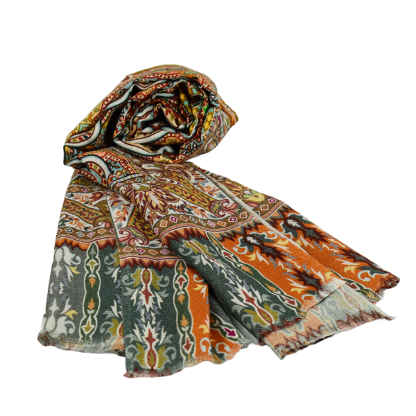 Écharpe Kongali Fine Broderie en Modal
