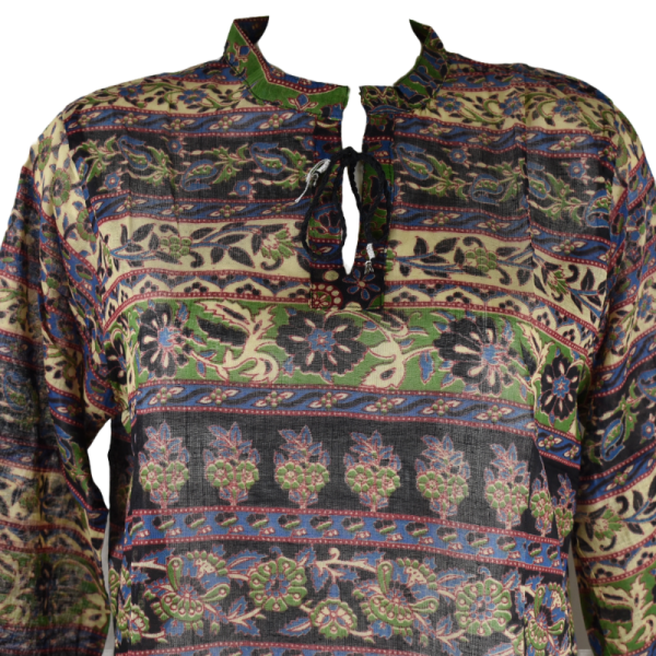 Chemisier en Voile de Coton Indien