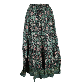 Jupe Indienne Coton Imprimé