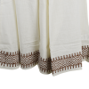 Pantalon Large Coton Slub Écru