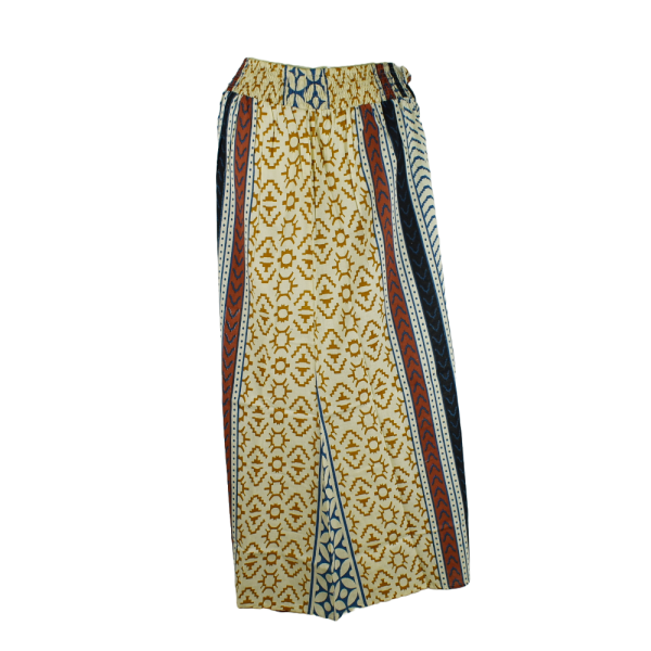 Pantalon Large Coton Imprimé Mabeda