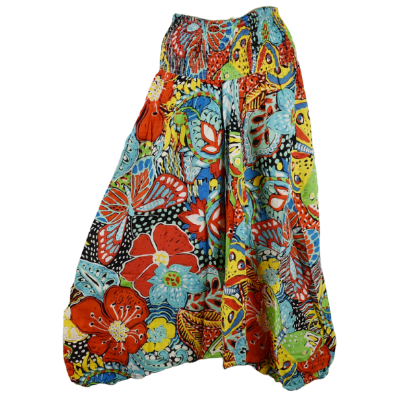 Sarouel Viscose Imprimé Hibiscus