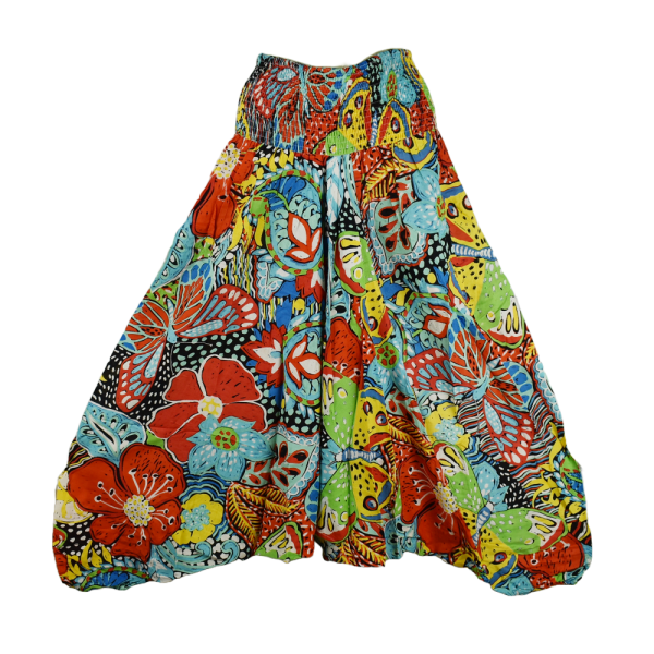 Sarouel Viscose Imprimé Hibiscus