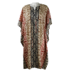 Caftan Long Coton Indien Imprimé Ethnique