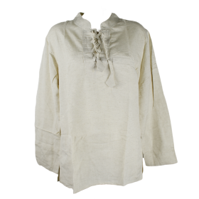 Chemise Kodoli Col Impérial avec Lien