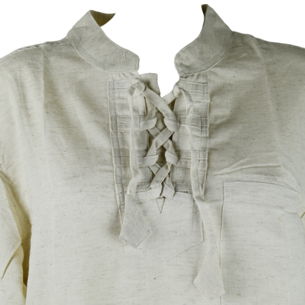 Chemise Kodoli Col Impérial avec Lien