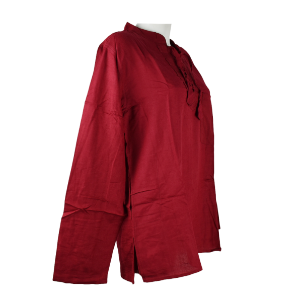 Chemise Kodoli Col Impérial avec Lien