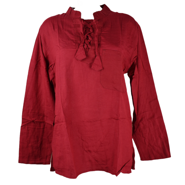 Chemise Kodoli Col Impérial avec Lien