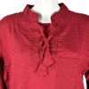 Chemise Kodoli Col Impérial avec Lien