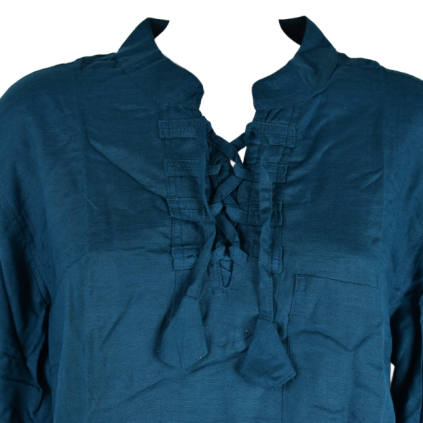 Chemise Kodoli Col Impérial avec Lien