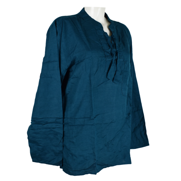Chemise Kodoli Col Impérial avec Lien