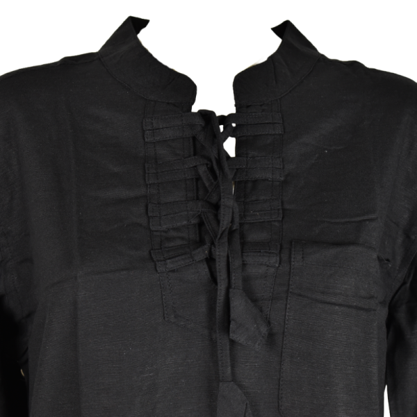 Chemise Kodoli Col Impérial avec Lien