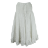 Jupe Longue Coton Uni Blanc Dokal